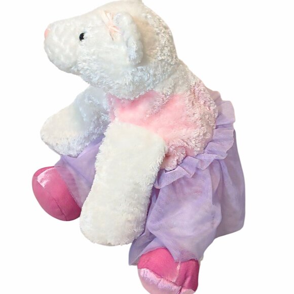 Vintage 2001 Mary Meyer Ballerina Floppy Bear Plush Stuffed Beanbag Toy 15" - Picture 4 of 7